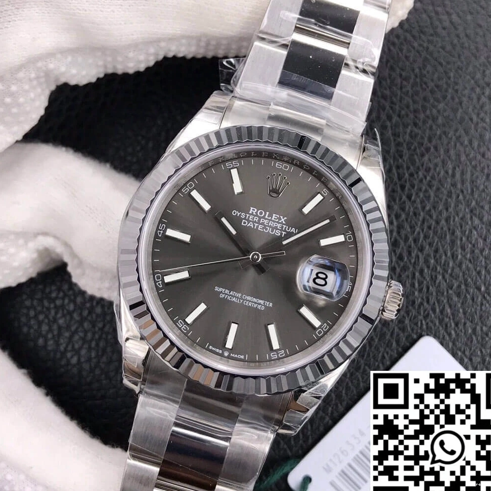 M126334-0013 Dial Datejust VS Rolex Factory Grey 1230